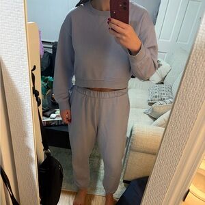 Zara purple sweat set